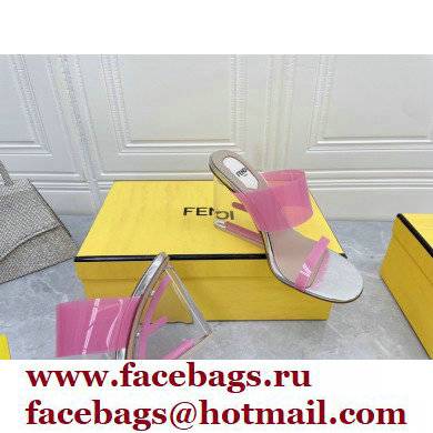 Fendi First Heel 9.5cm PVC TPU High-heeled Sandals 04 2022 - Click Image to Close