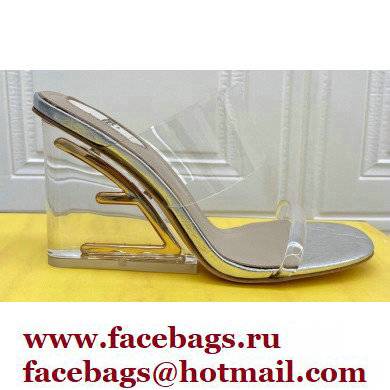 Fendi First Heel 9.5cm PVC TPU High-heeled Sandals 05 2022 - Click Image to Close