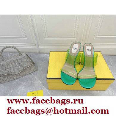 Fendi First Heel 9.5cm PVC TPU High-heeled Sandals 07 2022 - Click Image to Close