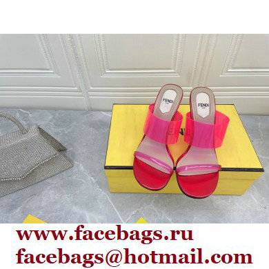 Fendi First Heel 9.5cm PVC TPU High-heeled Sandals 08 2022