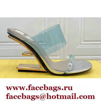 Fendi First Heel 9.5cm PVC TPU High-heeled Sandals 10 2022