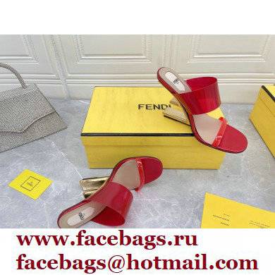 Fendi First Heel 9.5cm PVC TPU High-heeled Sandals 11 2022
