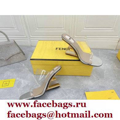 Fendi First Heel 9.5cm PVC TPU High-heeled Sandals 12 2022