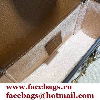 Gucci Horsebit 1955 Mini Bag 699296 GG Canvas Brown - Click Image to Close