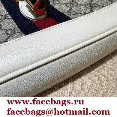 Gucci Jackie 1961 Small Hobo Bag 636706 GG Canvas White