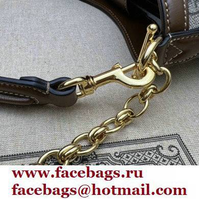 Gucci Large shoulder bag with Interlocking G 696011 GG Canvas Brown
