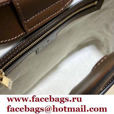 Gucci Large shoulder bag with Interlocking G 696011 GG Canvas Brown