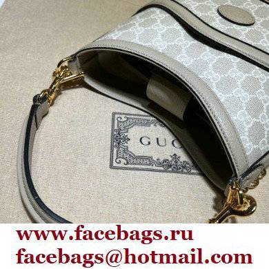 Gucci Large shoulder bag with Interlocking G 696011 GG Canvas Oatmeal