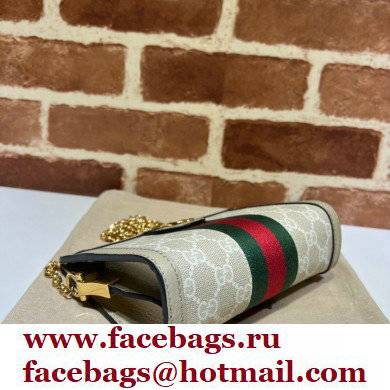 Gucci Ophidia Web Mini Shoulder Bag 602676 GG Canvas Oatmeal - Click Image to Close