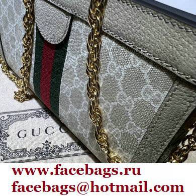 Gucci Ophidia Web Small Shoulder Bag 553877 GG Canvas Oatmeal