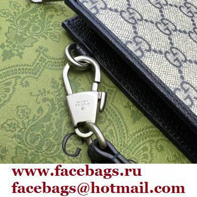 Gucci Pouch Clutch bag with Interlocking G 672953 Blue