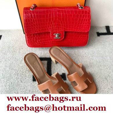 Hermes Heel 5cm Oasis Sandals in Swift Box Calfskin 05