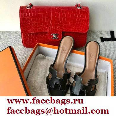 Hermes Heel 5cm Oasis Sandals in Swift Box Calfskin 09