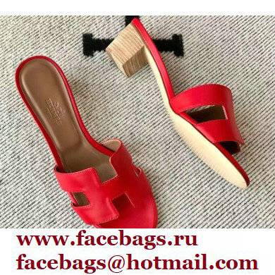 Hermes Heel 5cm Oasis Sandals in Swift Box Calfskin 12