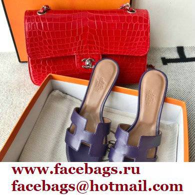 Hermes Heel 5cm Oasis Sandals in Swift Box Calfskin 18