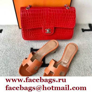Hermes Heel 5cm Oasis Sandals in Swift Box Calfskin 21