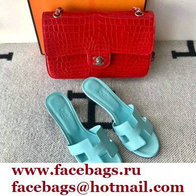Hermes Heel 5cm Oasis Sandals in Swift Box Calfskin 25