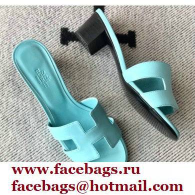 Hermes Heel 5cm Oasis Sandals in Swift Box Calfskin 25