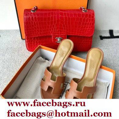 Hermes Heel 5cm Oasis Sandals in Swift Box Calfskin 26