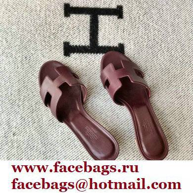 Hermes Heel 5cm Oasis Sandals in Swift Box Calfskin 28