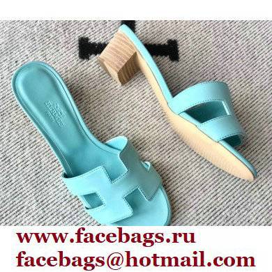 Hermes Heel 5cm Oasis Sandals in Swift Box Calfskin 35