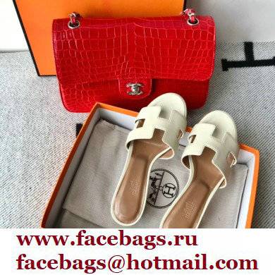 Hermes Heel 5cm Oasis Sandals in Swift Box Calfskin 40