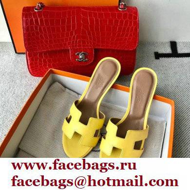 Hermes Heel 5cm Oasis Sandals in Swift Box Calfskin 41
