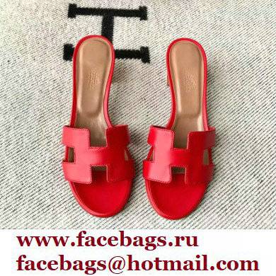 Hermes Heel 5cm Oasis Sandals in Swift Box Calfskin 42