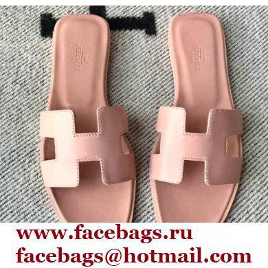 Hermes Oran Flat Sandals in Swift Box Calfskin 21