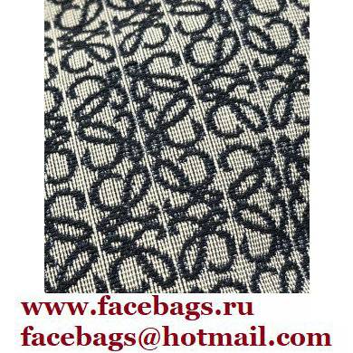 Loewe Medium Flamenco Clutch Bag in Anagram jacquard and calfskin Black 2022 - Click Image to Close