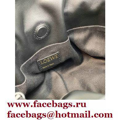 Loewe Mini Flamenco Clutch Bag in Anagram jacquard and calfskin Black 2022