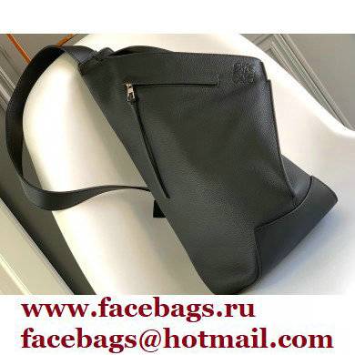 Loewe Small Anton backpack Bag in soft grained calfskin Black 2022