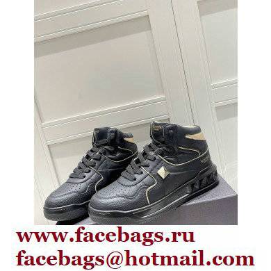 Valentino Mid-Top ONE STUD Sneakers 05 2022 - Click Image to Close