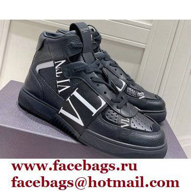 Valentino Mid-Top VL7N Sneakers in Banded Calfskin Leather 02 2022