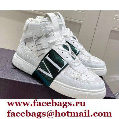 Valentino Mid-Top VL7N Sneakers in Banded Calfskin Leather 03 2022 - Click Image to Close