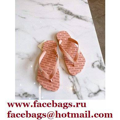 Vetements Toes Flip Flops Rubber Thong Slide Sandals Nude Pink 2022 - Click Image to Close