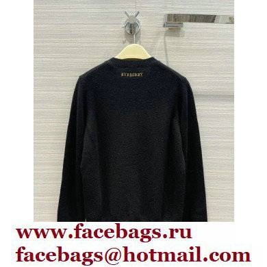 BURBERRY Women's Deer Sweatshirt black 2022 - Click Image to Close