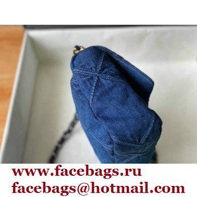 CHANEL 19 Handbag in Denim AS1160 Blue 2022