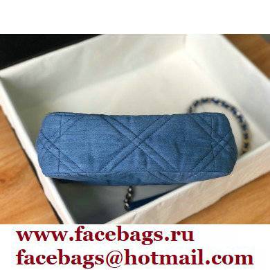 CHANEL 19 Handbag in Denim AS1160 Light Blue 2022 - Click Image to Close