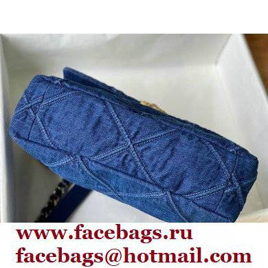 CHANEL 19 Handbag in Denim AS1161 Blue 2022
