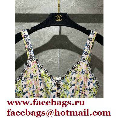 CHANEL CC LOGO PRINTED DRESS 2022 - Click Image to Close