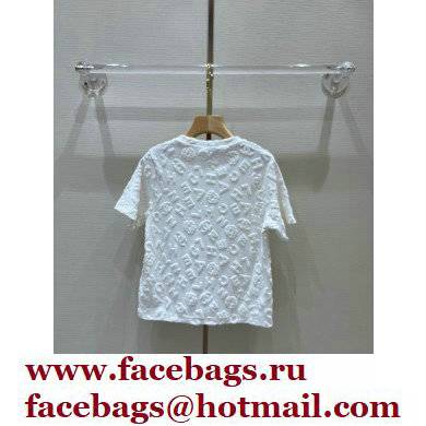 CHANEL CC LOGO towel T-shirt white 2022