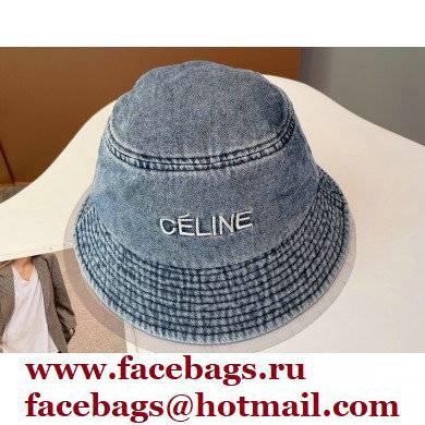 Celine Denim Bucket Hat 2022 - Click Image to Close