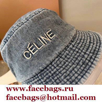 Celine Denim Bucket Hat 2022 - Click Image to Close
