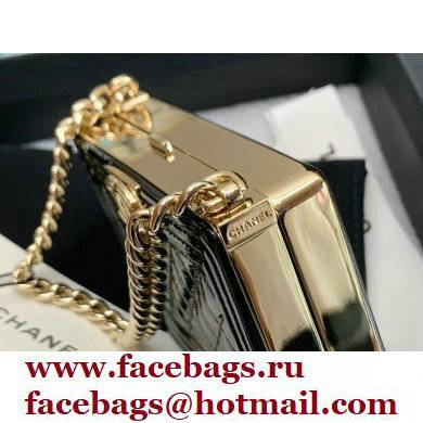 Chanel BOY Minaudiere Bag AP2870 Patent Calfskin Black 2022 - Click Image to Close