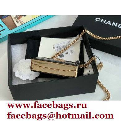 Chanel BOY Minaudiere Bag AP2884 Patent Black 2022