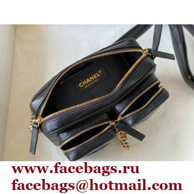 Chanel Camera Case Bag AS2923 Black 2022 - Click Image to Close