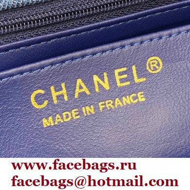 Chanel Denim Blue Small Classic Flap Bag 2022