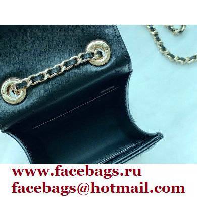 Chanel Lambskin Clutch with Chain Bag A81633 Black 2022
