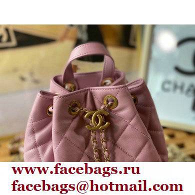 Chanel Lambskin Small Backpack Bag AS3211 Pink 2022 - Click Image to Close